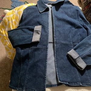 Fit & Flare Denim Jacket